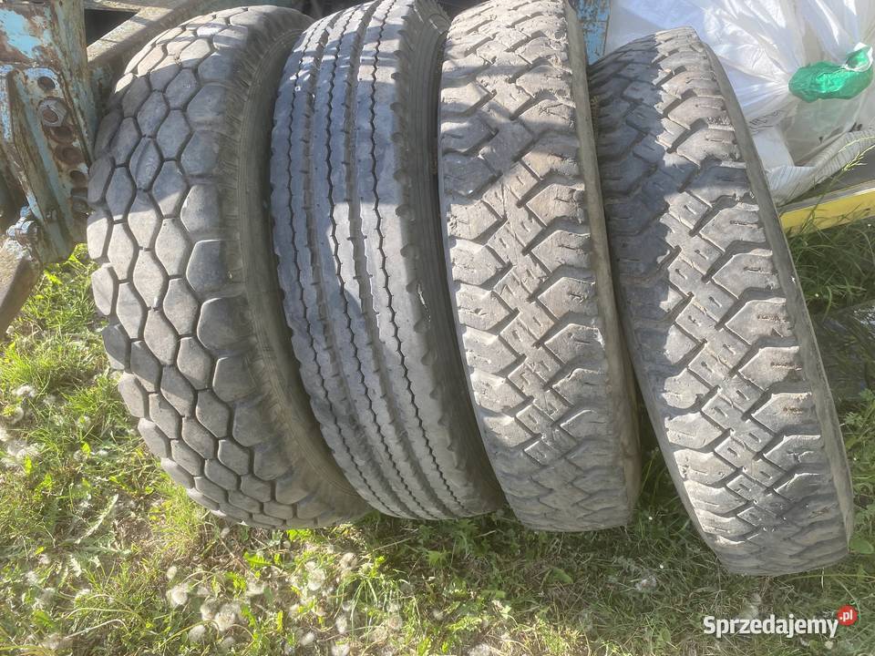 Sprzedam opony kompletne z fartuchami 900r20 Kikół
