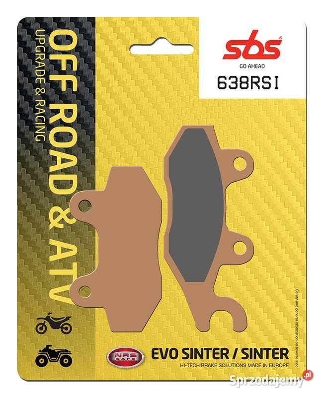 Klocki hamulcowe SBS 638RSI YAMAHA YFZ S 450 lubuskie Trzciel