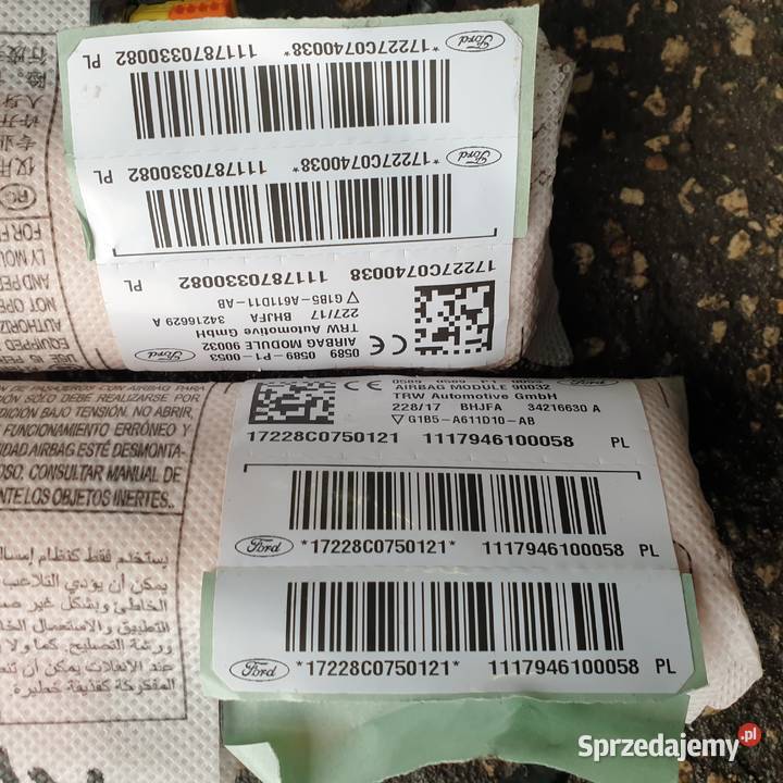 FORD KA PLUS AIRBAG PODUSZKA FOTELA PRAWA kujawsko-pomorskie Łochowice