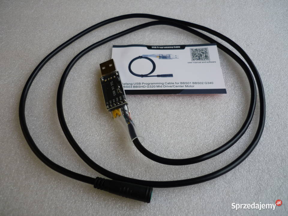 Kabel do programowania USB DO BAFANG BBS01 BBS02 Szczodrochowo sprzedam