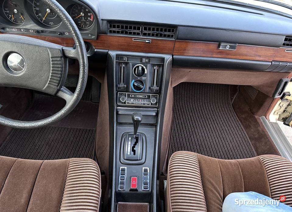 Mercedes S450SE W116 klima Biale Tablice Koło