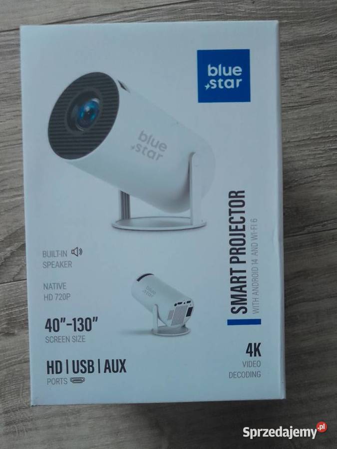 Projektor 4K HY300 Smart WiFi Android biały Wieliczka sprzedam