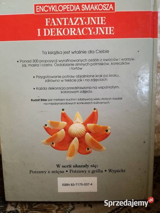 Książka Ozdabianie potraw Rudolf Biller łódzkie