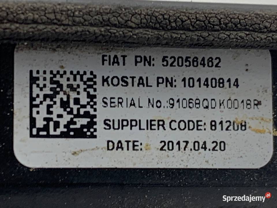 KLAMKA KLAPY TYŁ FIAT TIPO 52056462 Kombi Klapy bagażnika