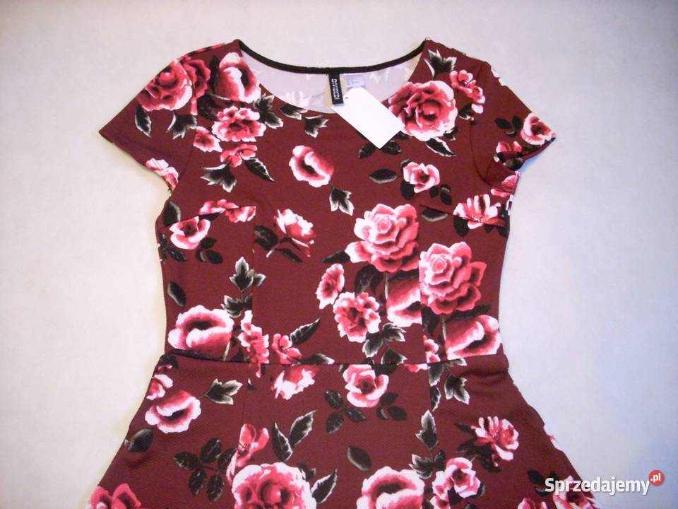 HM piękna Sukienka Kwiaty NOWA 36 S Nowy Sącz