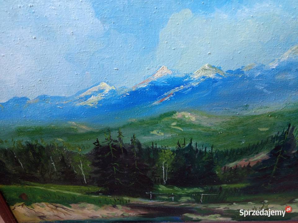 Obraz olejny Tatry Borysiewicz Antyki, Sztuka, Kolekcje Gorzów Wielkopolski