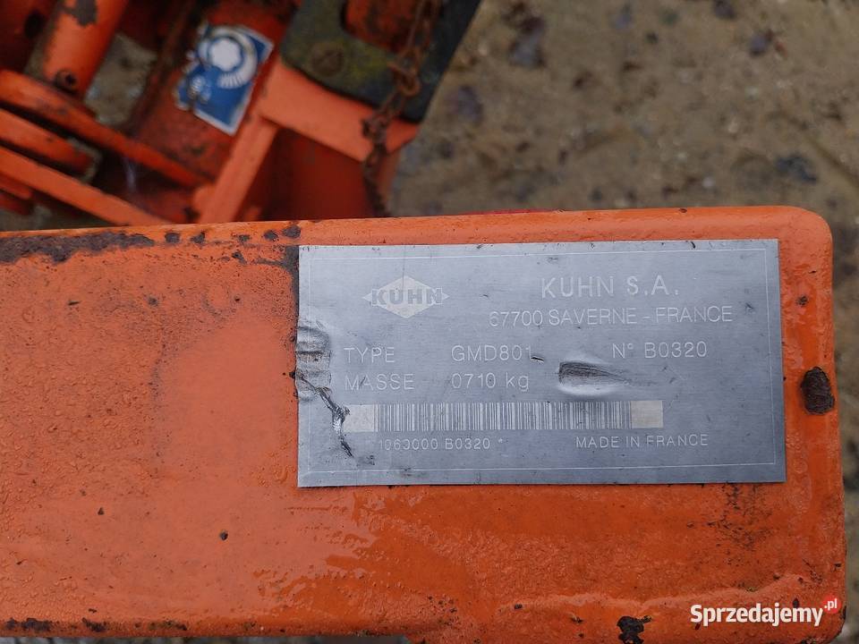 Kosiarka dyskowa Kuhn gmd 801 Pozostałe dolnośląskie Bolesławiec
