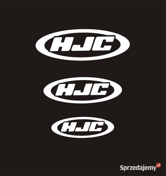 3 HJC białe czarne naklejki na kask Producent Kraków