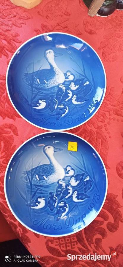 Talerz ze zwierzętami ptakami Dzień Matki Royal Porcelana i szkło Gdańsk