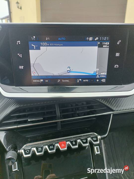 Peugeot 2008 II 15 HDI Allure EAT8 130 2022 r klimatyzacja Kańczuga