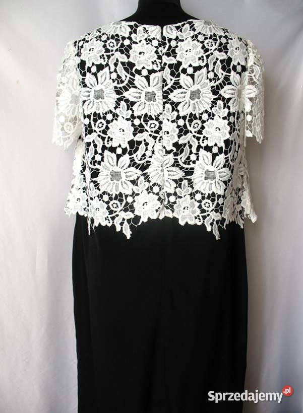 Sukienka elegancka 46 biust 108 czarny Siedlce sprzedam