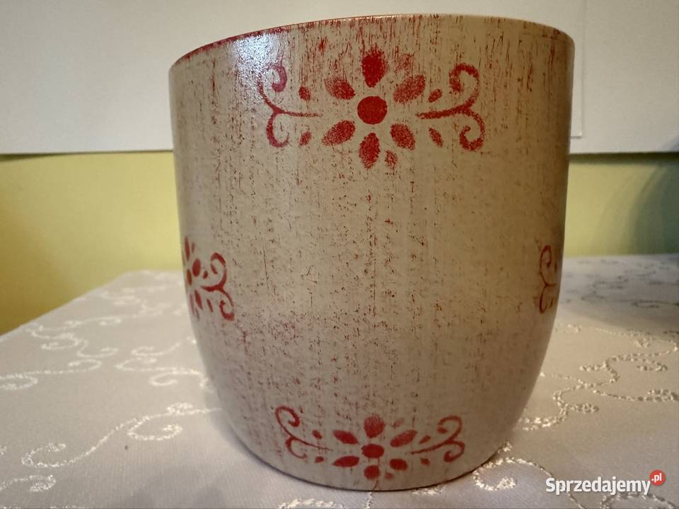 Donica Doniczka ze Sztucznymi Kwiatami