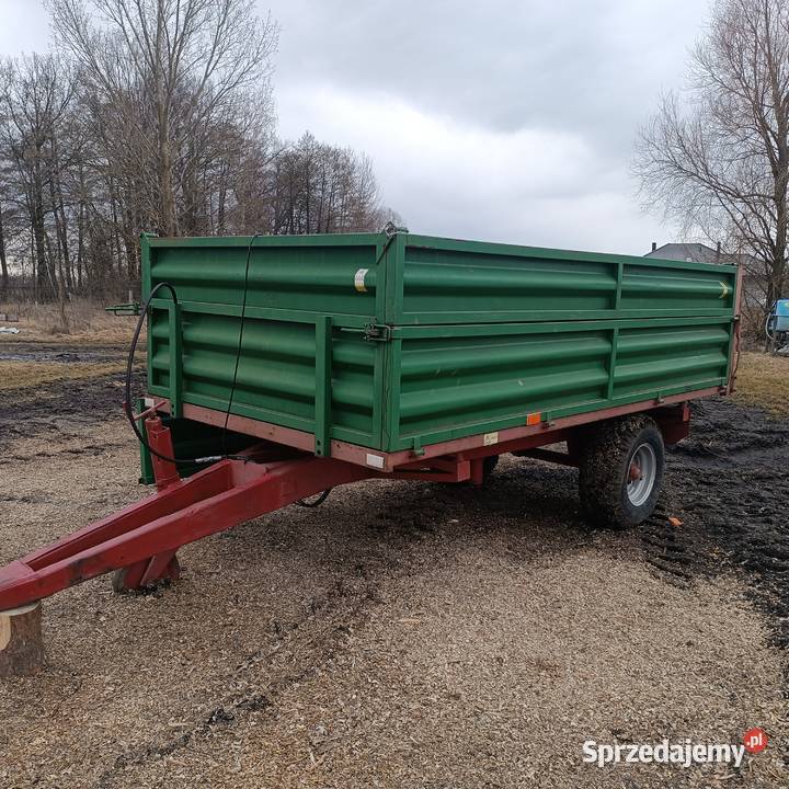 Przyczepa jednoosiowa wywrotka nieuszkodzony Uniejów