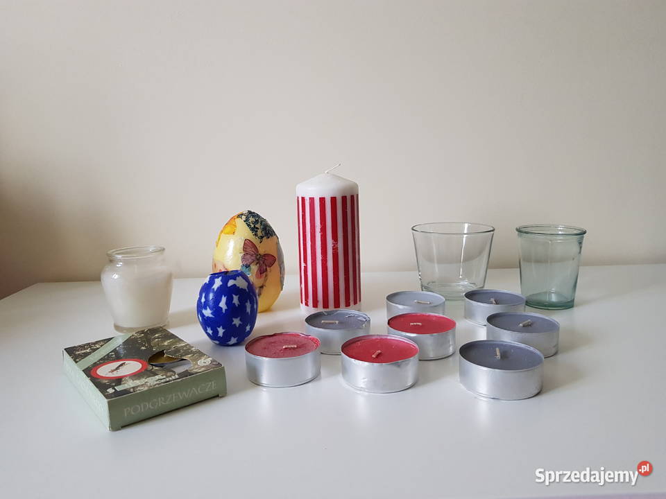 Mix świeczki świeczniki tealighty