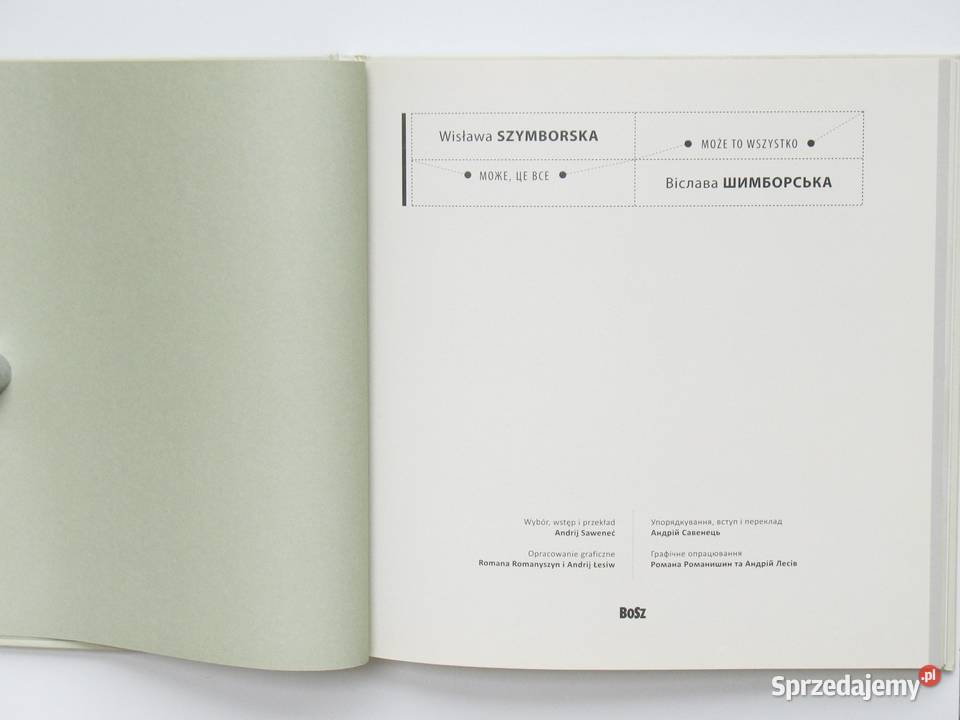 Może to wszystko Wisława Szymborska Kraków