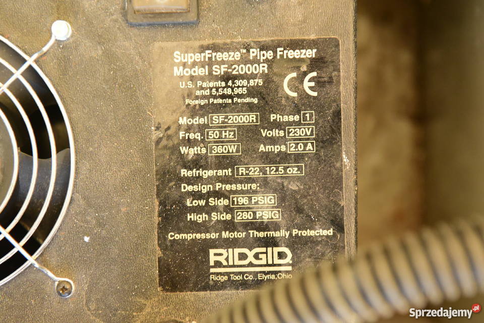 Zamrażarka do rur Ridgid SF2000 Lubsko