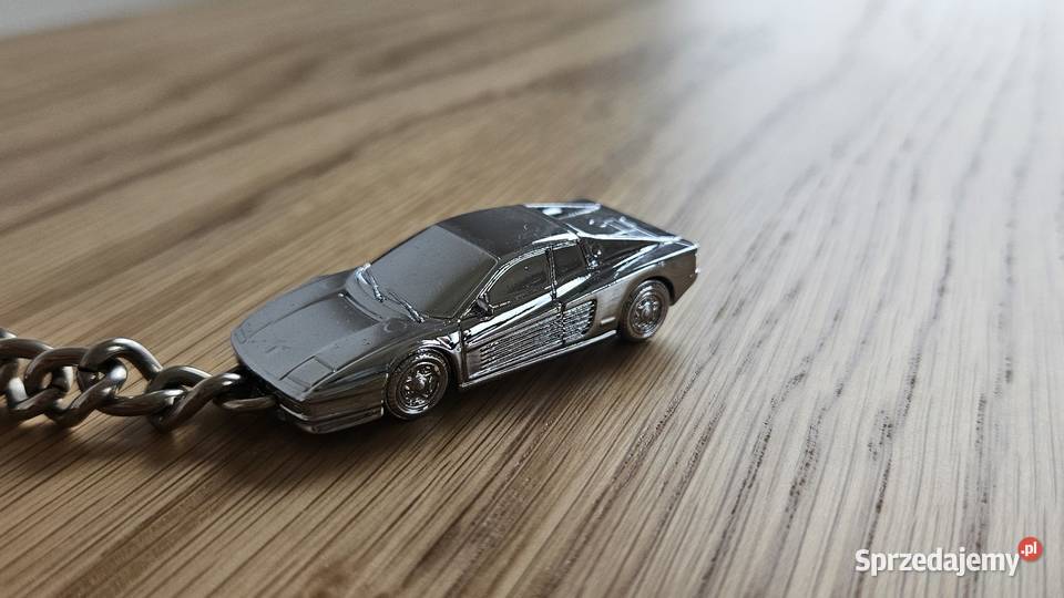 Oryginalny Nowy Brelok Ferrari Testarossa metal