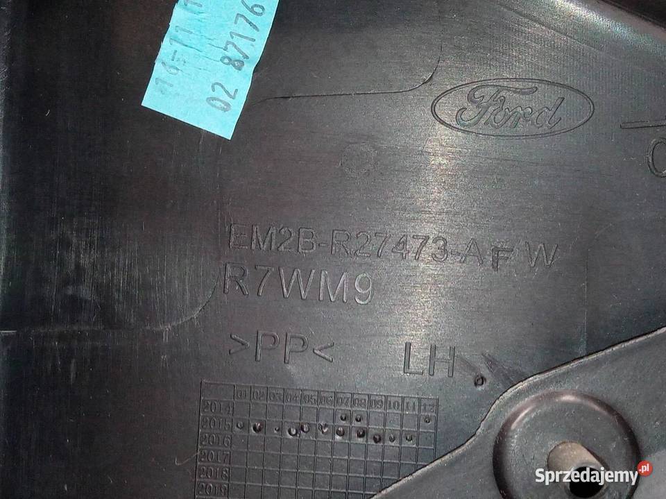 TAPICERKA BOCZEK LEWY TYŁ EM2BR27473A Ford