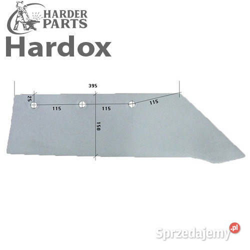 Lemiesz HARDOX 1023P do pługa UNIA grudziądz 2 3 nieuszkodzony Suwałki
