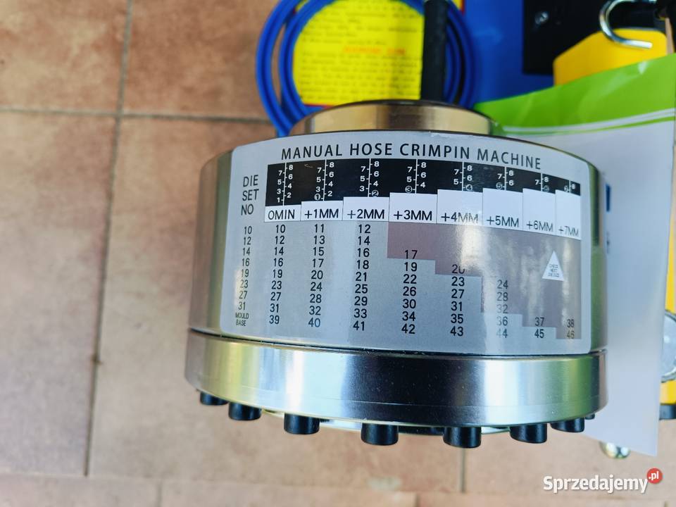 Zakuwarka do węży hydraulicznych z Niemiec Ostrówki