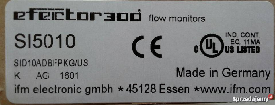 Czujniki przepływu IFM SI5000 IFM SI5010