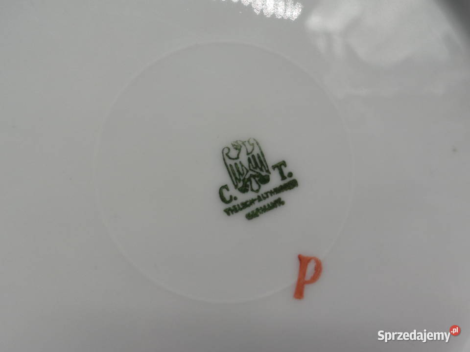 Talerz deserowy CT Tielsch Co z Altwasser Porcelana i szkło Raszków