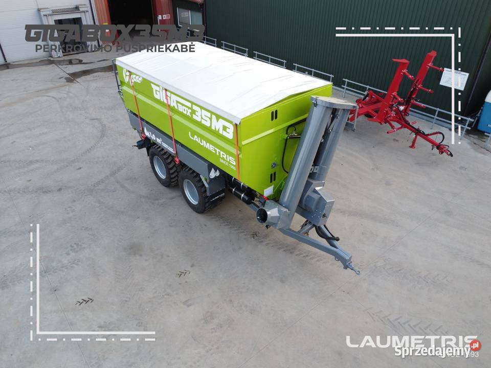 Laumetris Wóz przeładowczy GIGABOX 28 ton Maszyny rolnicze Białystok