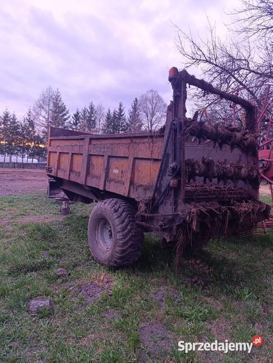 Rozrzutnik obornika francuski 10t uszkodzony Łomża