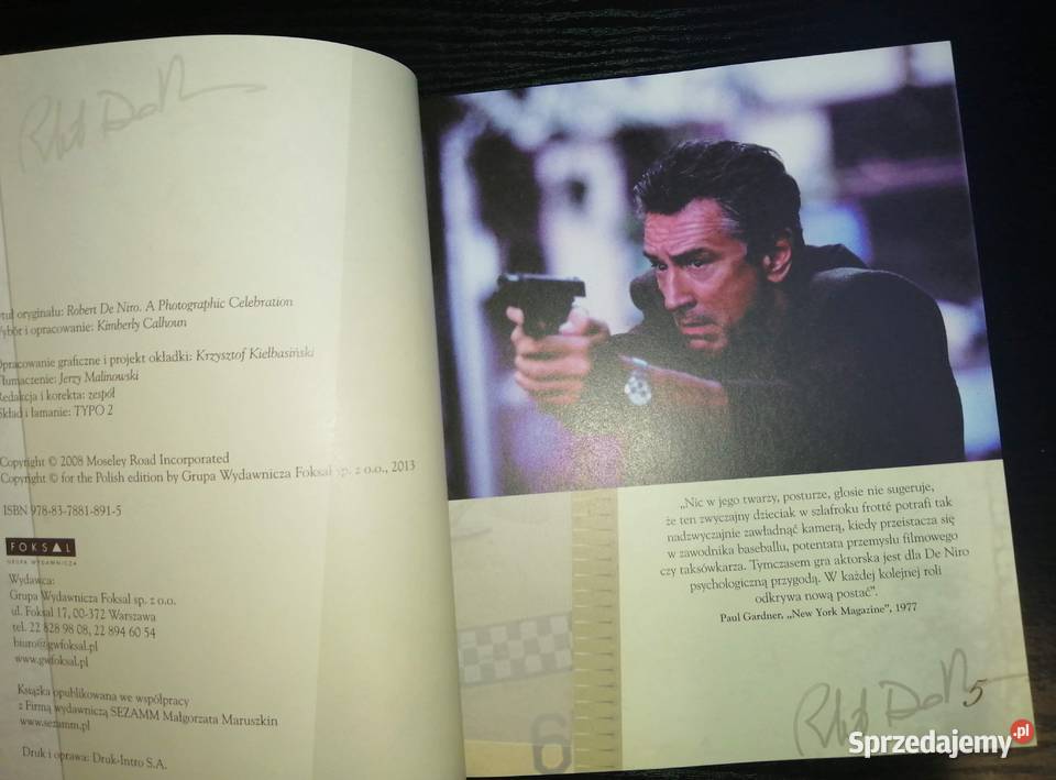 DE NIRO Osobisty album Roberta De Niro Buchmann Aleksandrów Kujawski