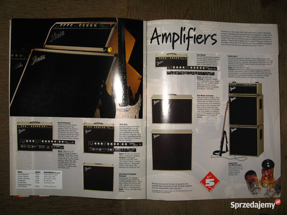 Fender Custom Shop Guitars Amplifiers Volume 50 Kępice