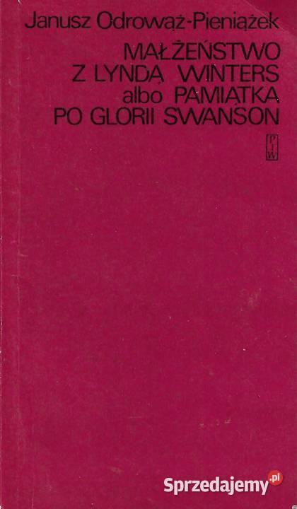 Małżeństwo z Lindą Winters albo pamiątka G miękka Kultura i Rozrywka Puławy