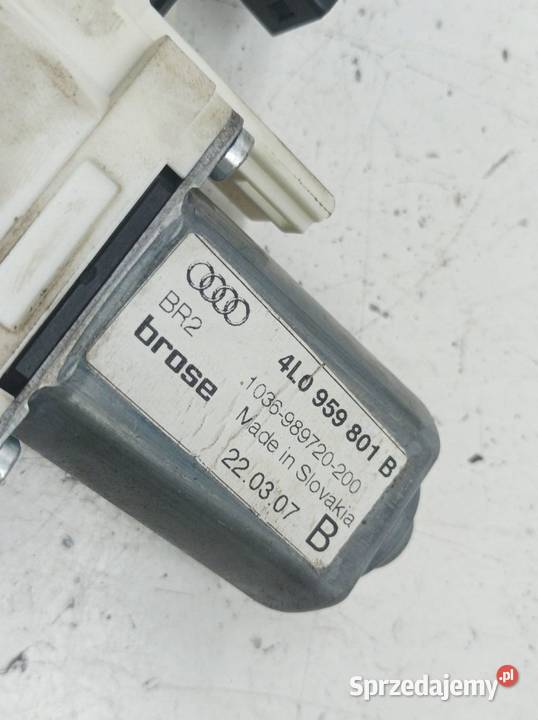 MECHANIZM SZYBY LEWY PRZÓD 4L 4L0959801B Audi Q7