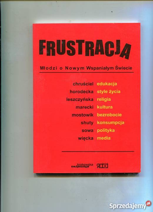 Frustracja Młodzi o Nowym Wspaniałym Świecie Szczecin