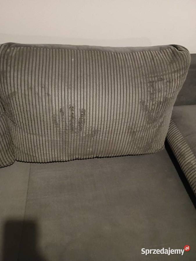 Sofa rozkładana kolor beżowy śląskie Przystajń