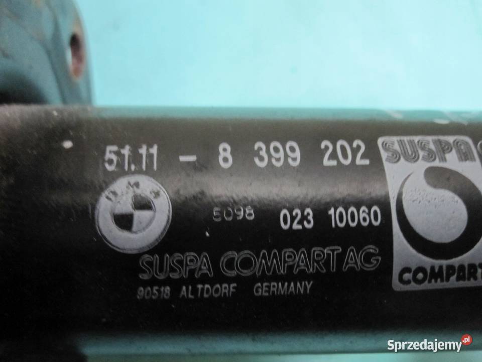 BMW Z3 99r odbój strefa zgnioty prawy przód osobowe