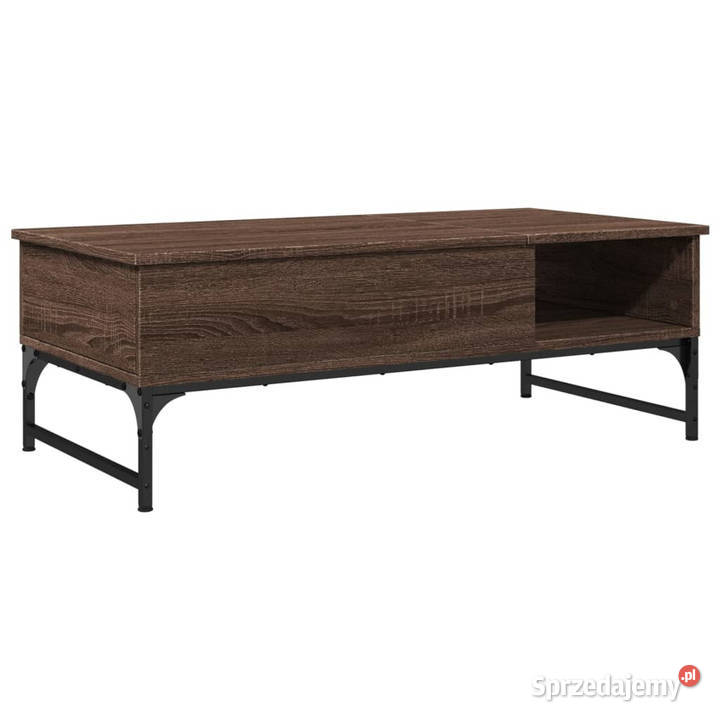 Stolik kawowy brązowy dąb 100x50x35 WM845395 Warszawa