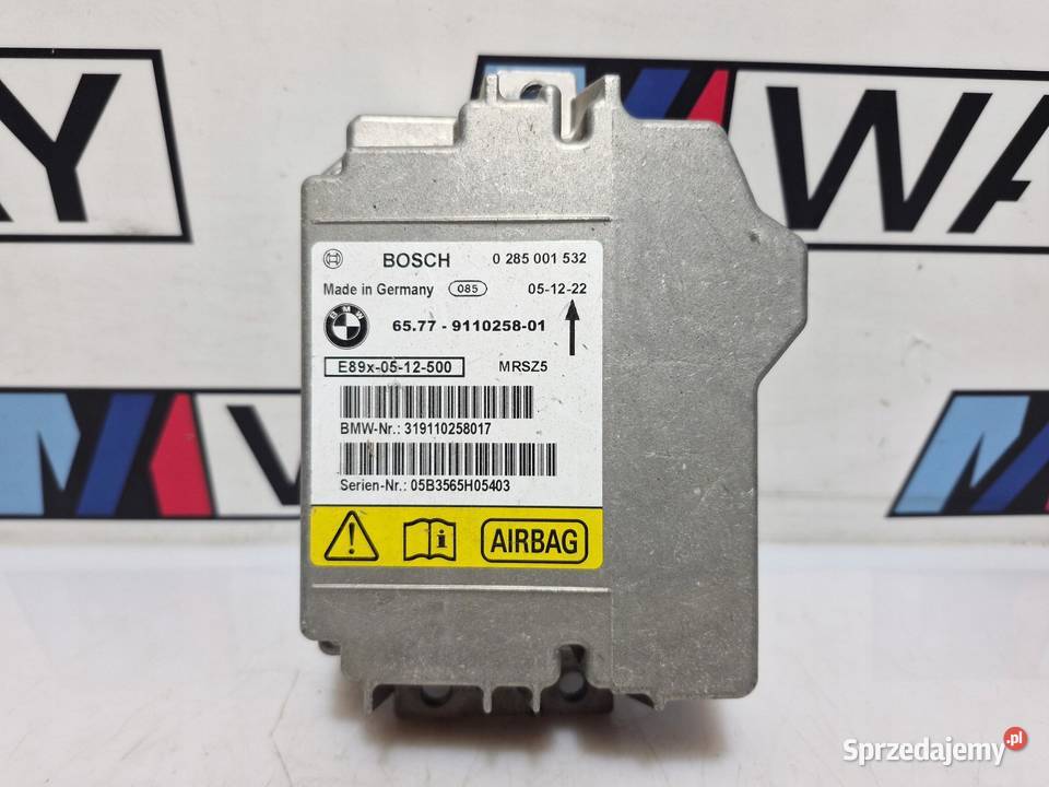 BMW E87 E90 E91 MODUŁ STEROWNIK PODUSZEK osobowe