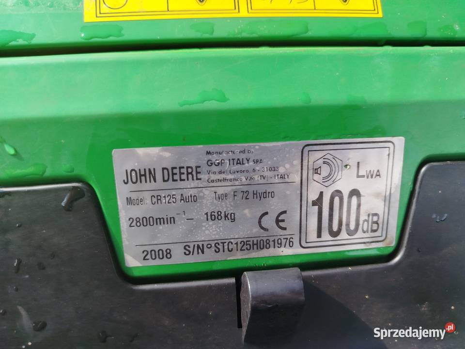 Kosiarka traktorek John Deere z koszem Limanowa