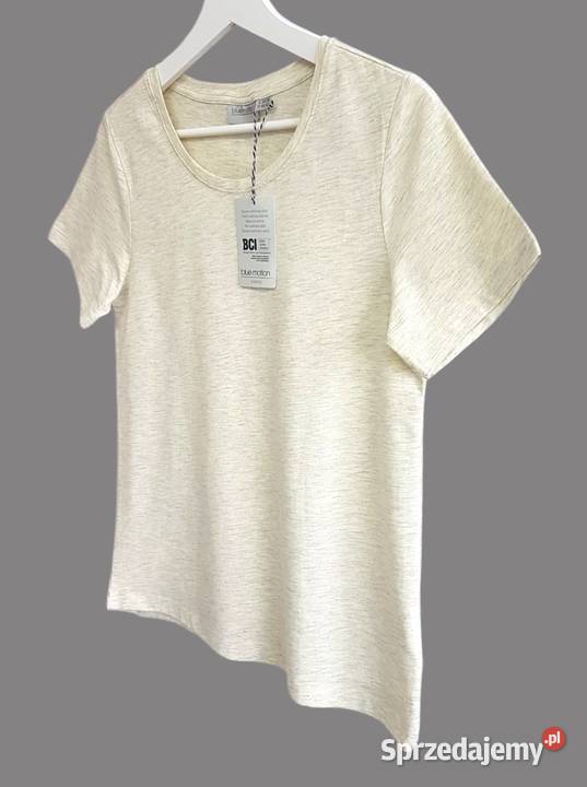 Damska bluzka żółta krótki rękaw bawełna Blue Chrzanów sprzedam