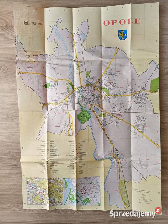 Opole Plan Miasta Mapa PRL plan miasta małopolskie Kraków