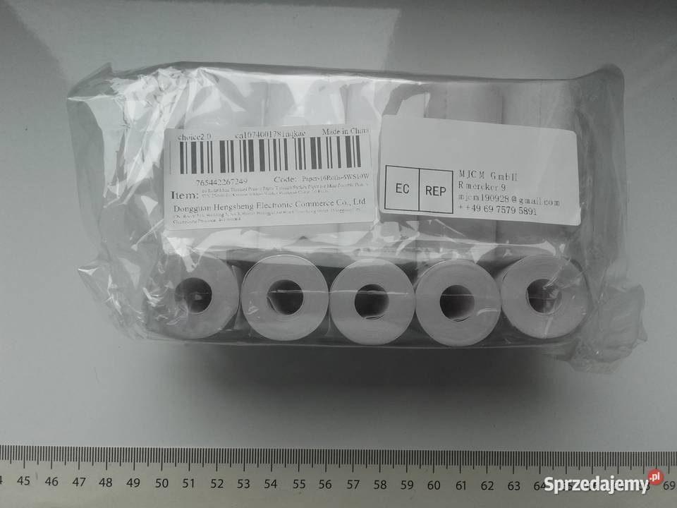Rolki do mini drukarki termicznej 57mm x 25 x Bydgoszcz sprzedam