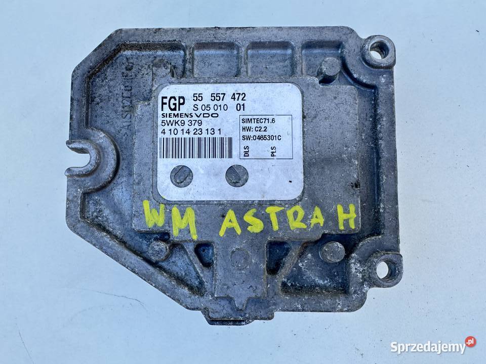 OPEL ASTRA H 2006 STEROWNIK SILNIKA KOMPUTER sprzedam