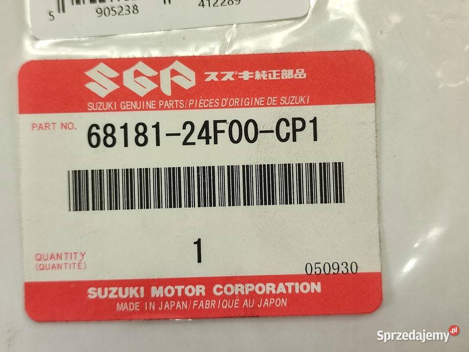 NAKLEJKA NA PRAWY BOCZEK SUZUKI GSX1300R