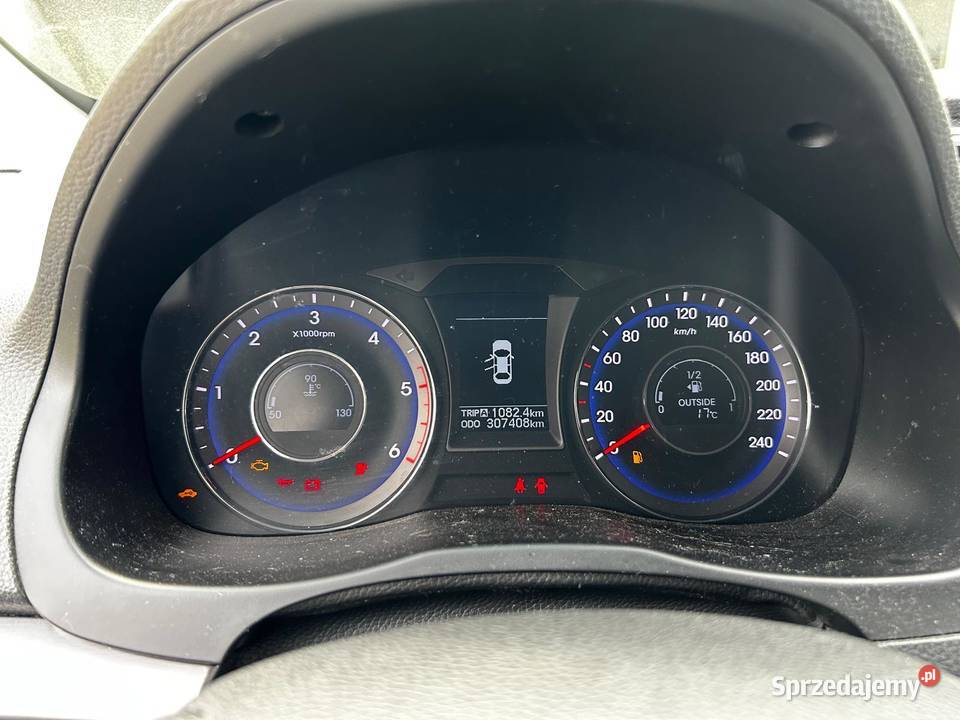 Hyundai i40 Raty Prywatnie Czujniki Parkowania Rok produkcji 2014 dolnośląskie