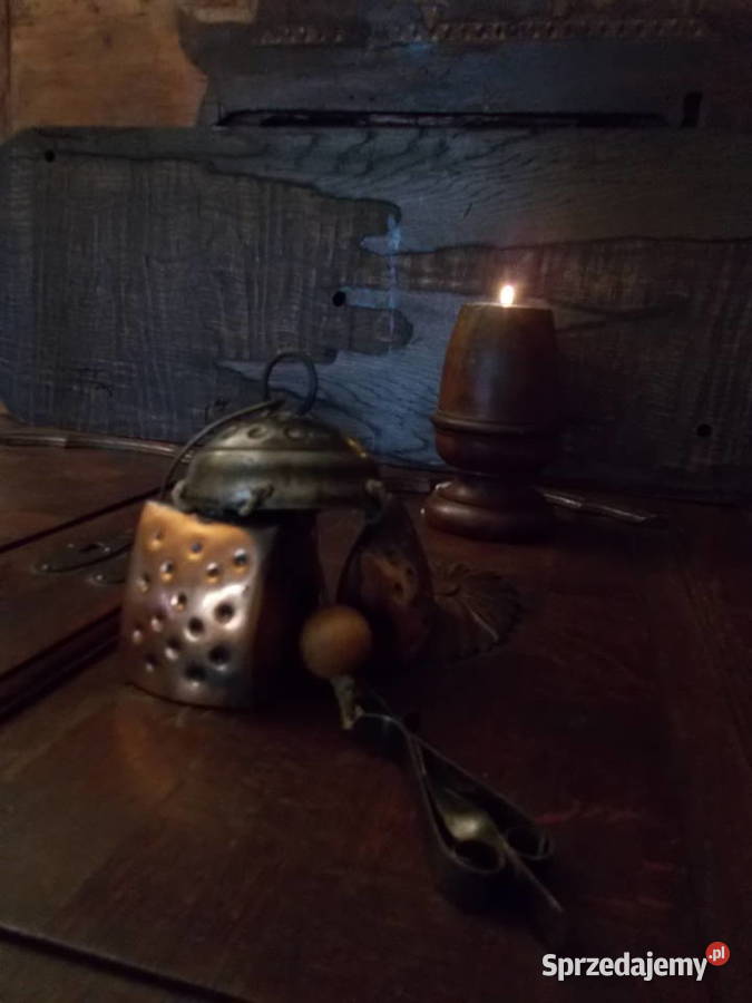 Stary Dzwonek Alpejski Puncowana Miedź Vintage Szczecin sprzedam