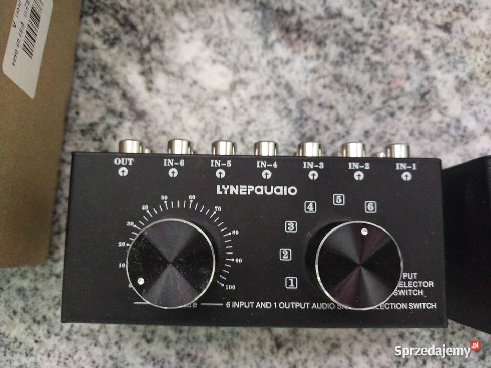 Switcher Audio 6 Input 1 Output Chorzów