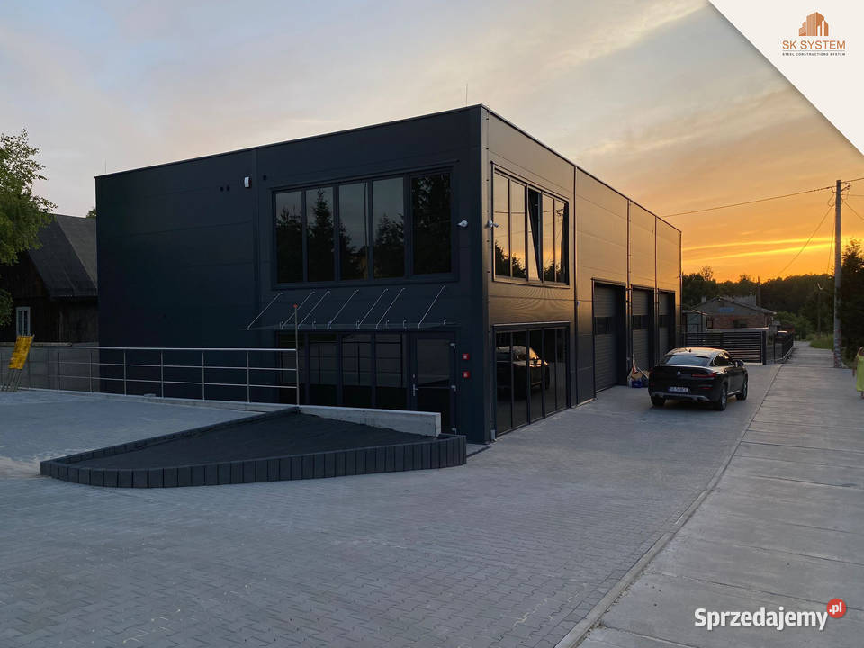 Hala 300 m2 stalowa produkcyjna magazyn warsztat Biskupice Ołoboczne sprzedam