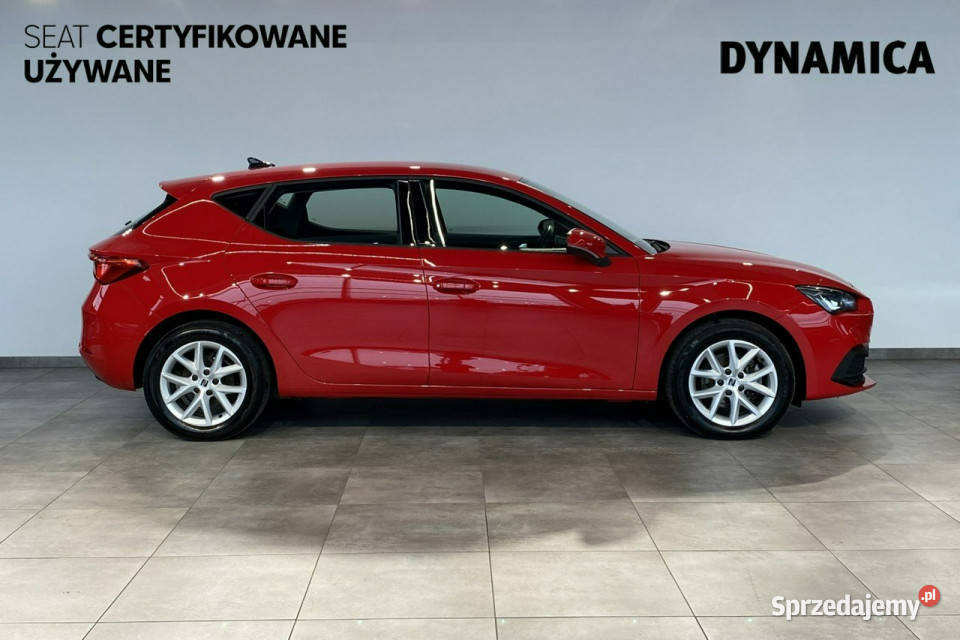 Seat Leon Style 15TSI 130 M6 2021 r salon I benzyna Myślenice