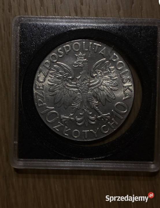 Moneta 10 zl Jan III Sobieski 1933 Kopia Puławy