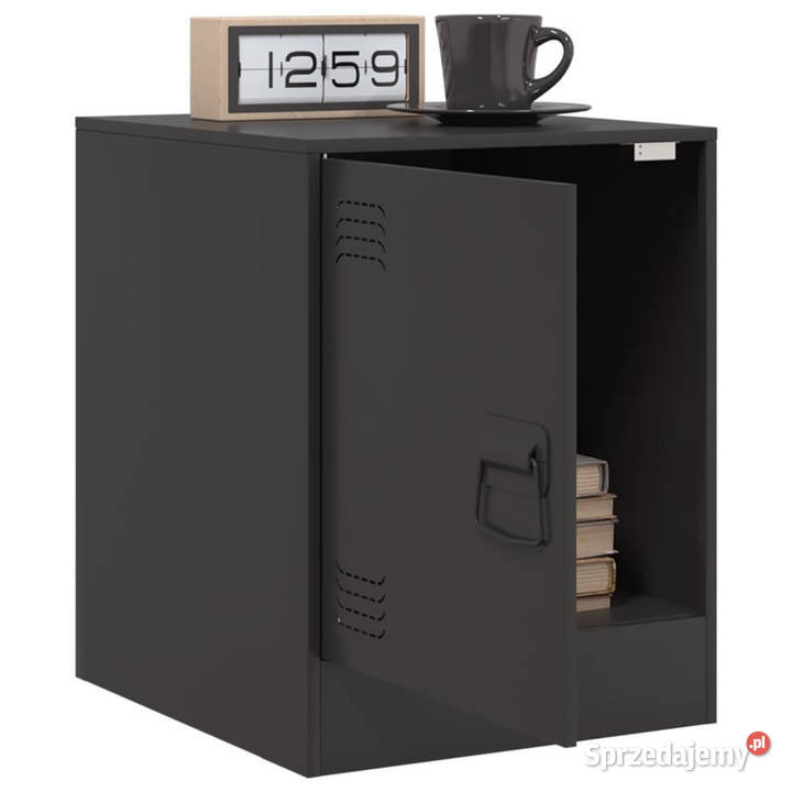 Szafka nocna czarna 345x39x44 stal WM841607 Warszawa